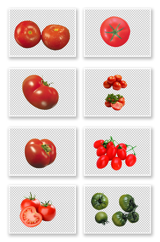西红柿蔬菜食材实拍
