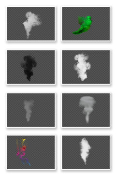烟雾白烟雾气免扣素材