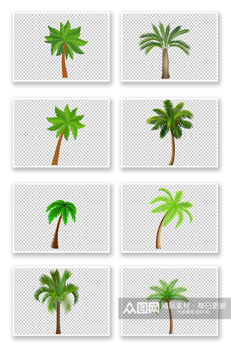 绿色热带植物棕榈树素材