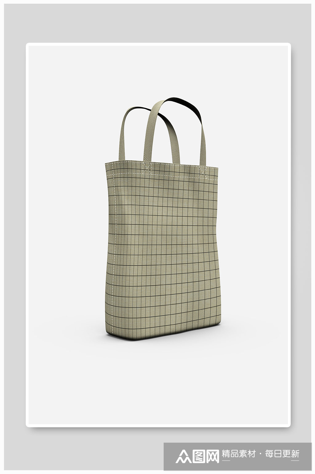 帆布购物袋简易袋子分层样机模板下载-编号2771245-众图网