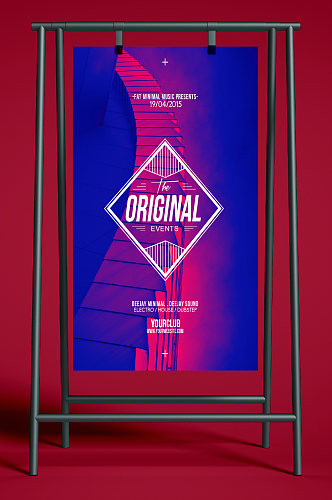 国外电影创意会展活动宣传招贴排版设计海报