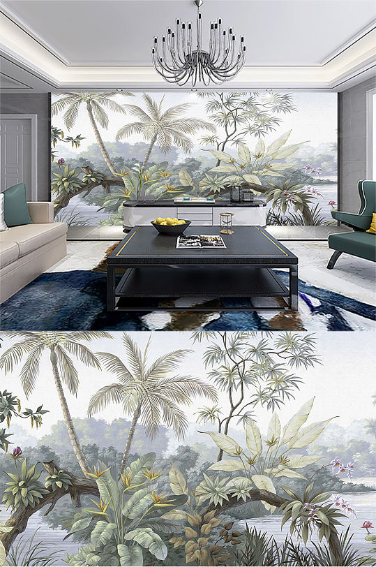 ac325油画背景墙-众图网