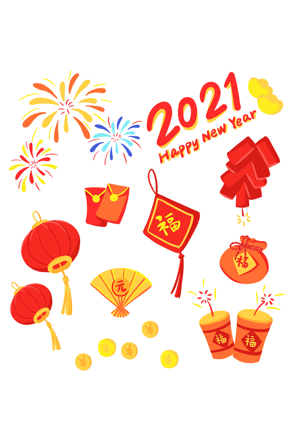 新年原单素材.psd素材