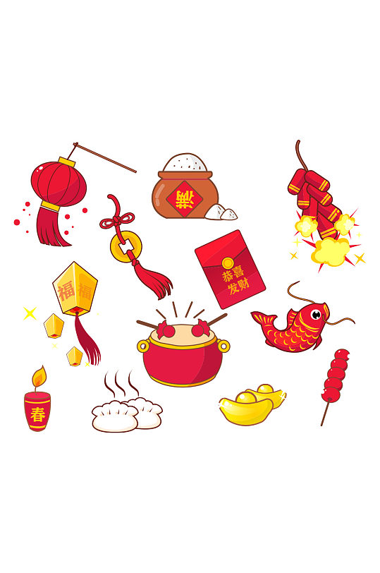 小清新背景江南水乡花卉国画图案水墨画设计元素设计立即下载小清新