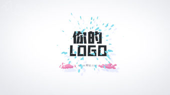 简洁卡通手绘流体MG动画LOGO片头-众图网