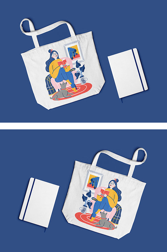 帆布袋手提袋文创办公用品样机