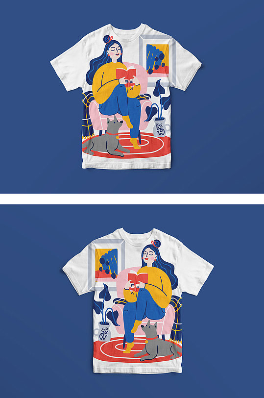 衣服衬衫t恤效果图样机