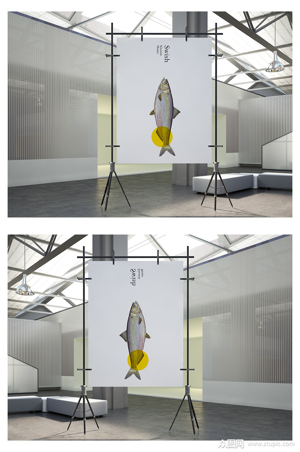 户外海报效果图样机模板下载-编号1996038-众图网