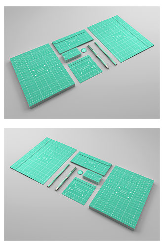 品牌办公用品效果图样机