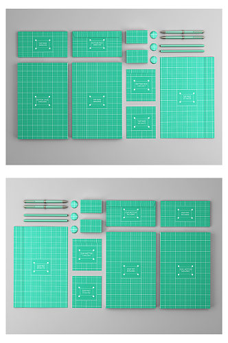品牌办公用品效果图样机