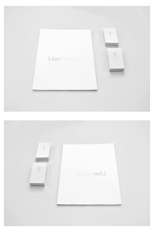 简约传单三折页样机-众图网