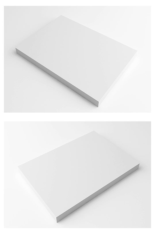 白色纸张简约样机