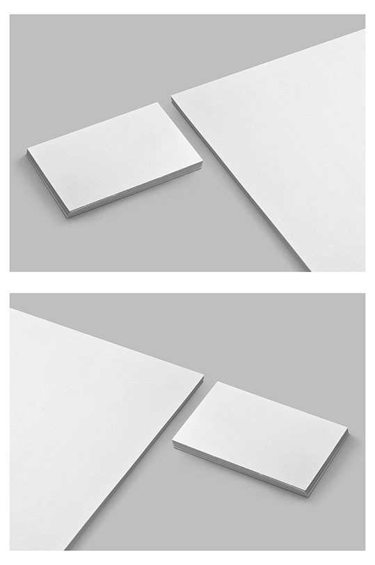 白色纸张简约样机