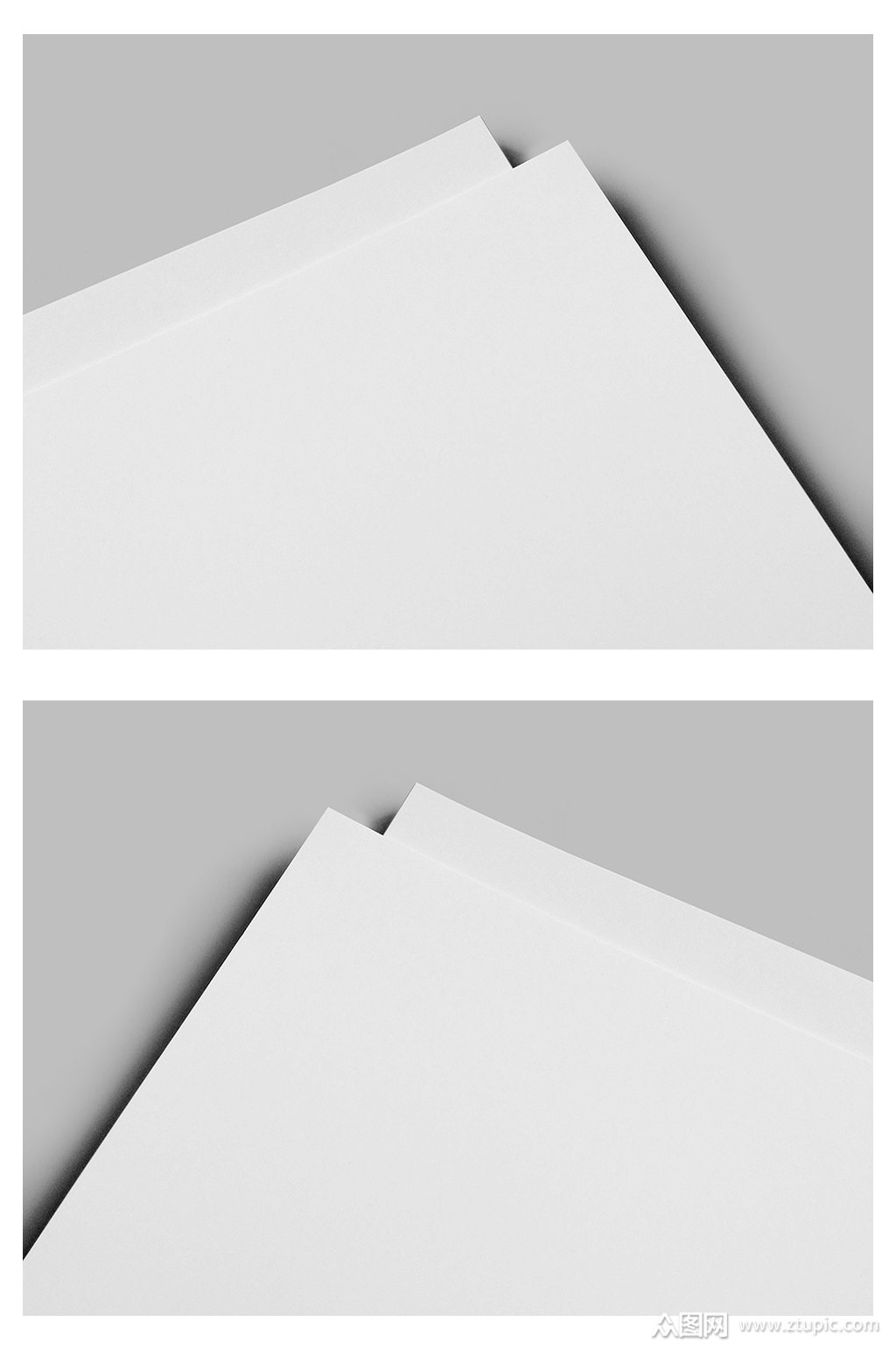 白色简约纸张logo样机模板下载-编号1984830-众图网