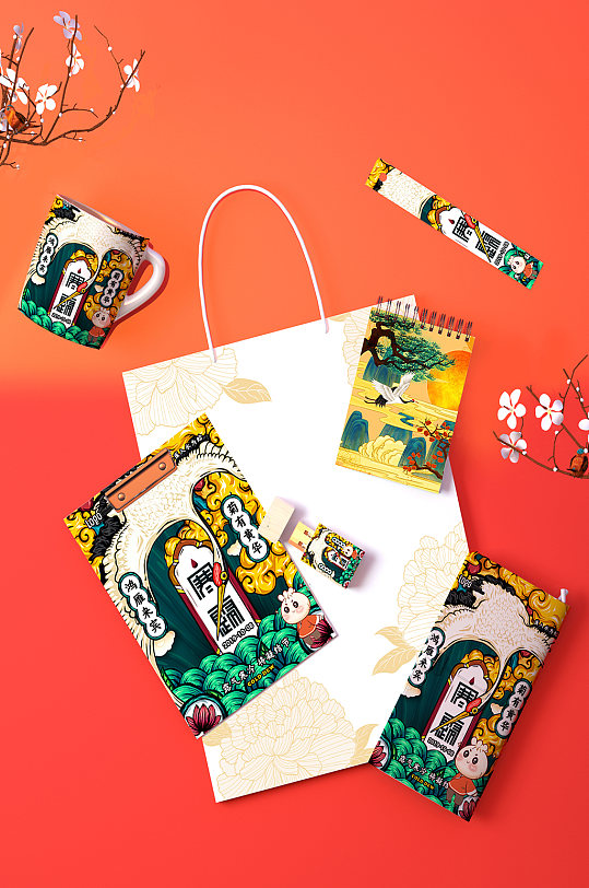 国潮品牌包装图片-国潮品牌包装效果图-国潮品牌包装设计素材下载