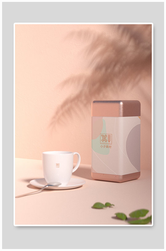 高端茶叶茶具产品名片包装效果vi展示样机