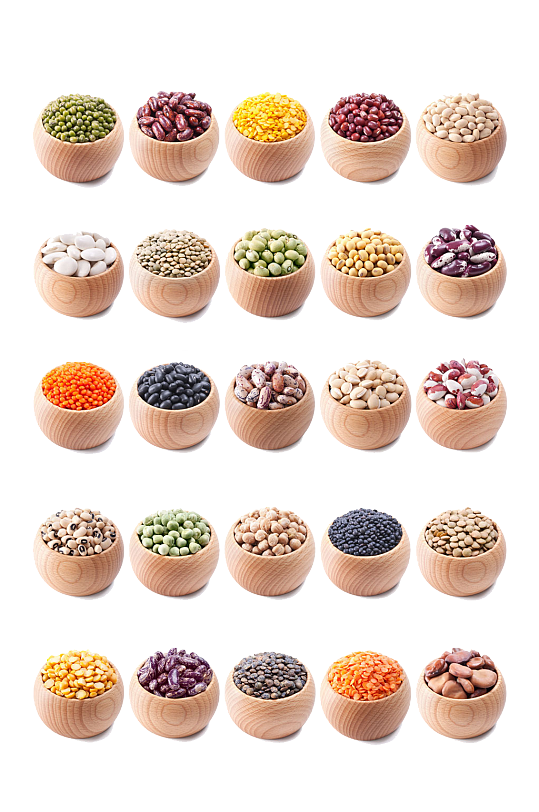 五谷杂粮食物免扣图大米面粉