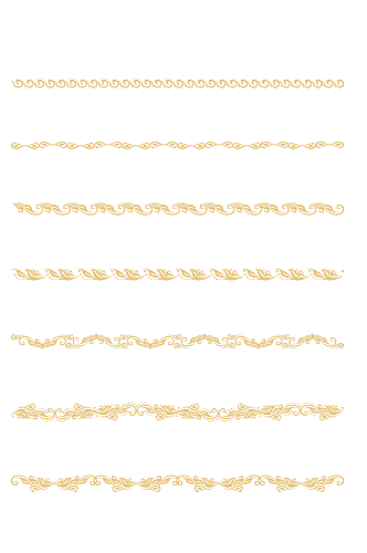 金色花纹边框装饰矢量图金色波浪纹矢量图