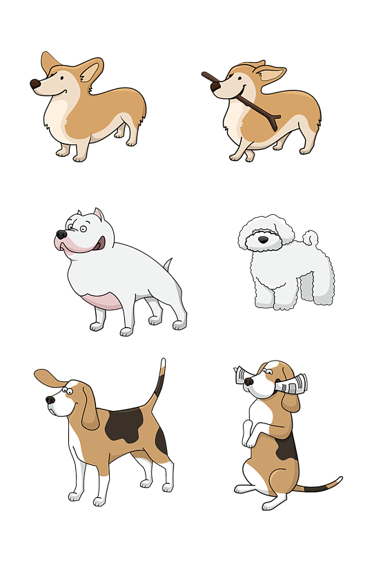 小狗免扣图元素免扣元素小狗-众图网