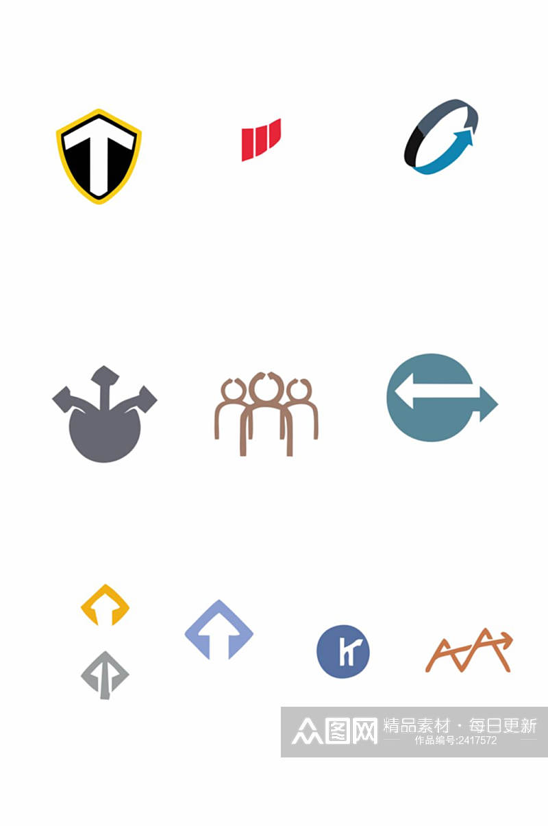 logo设计元素矢量图科技公司logo素材