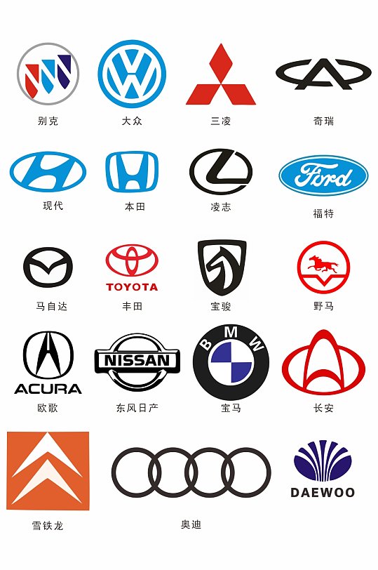 汽车标志logo合集