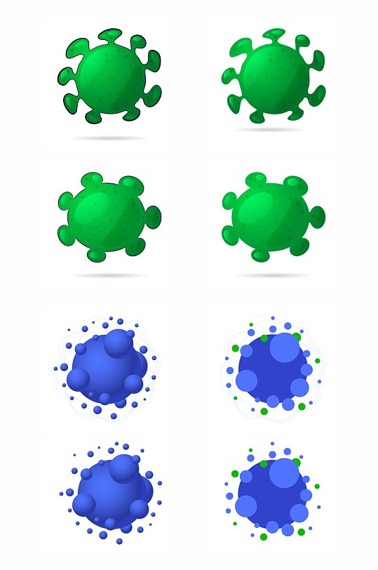 新冠病毒预防标志图片元素png