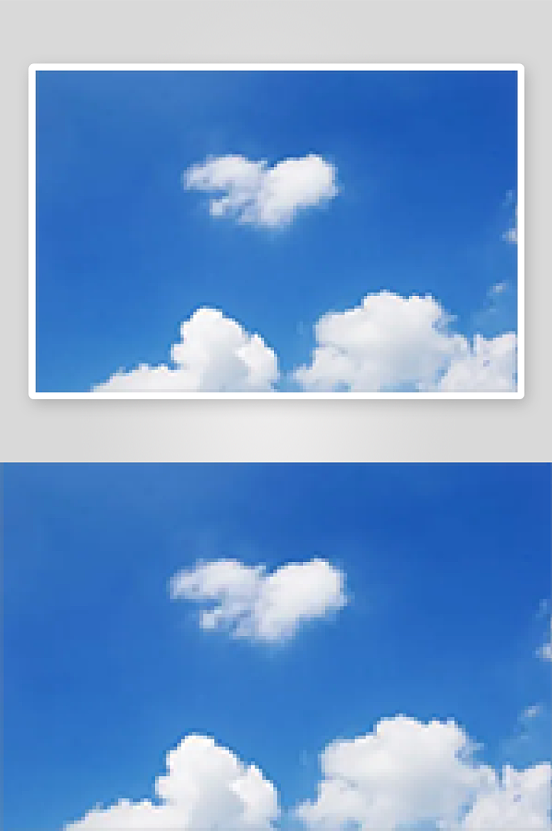 蓝色天空摄影图背景素材