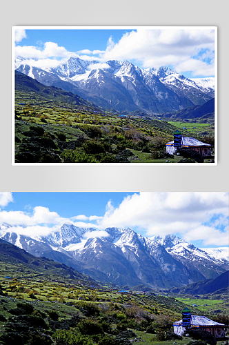 德钦梅里雪山摄影图