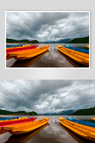 云南泸沽湖图片摄影图