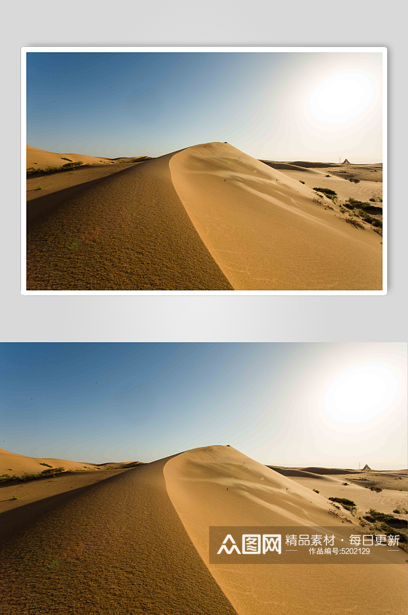 新疆阿拉善腾格里沙漠图片素材