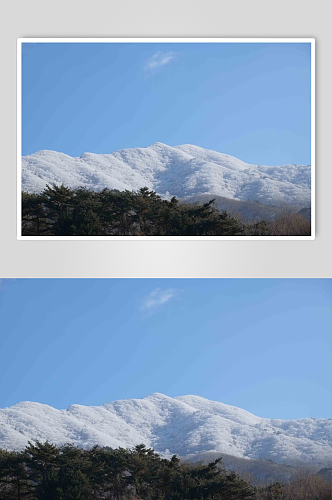 大山高山实拍摄影图