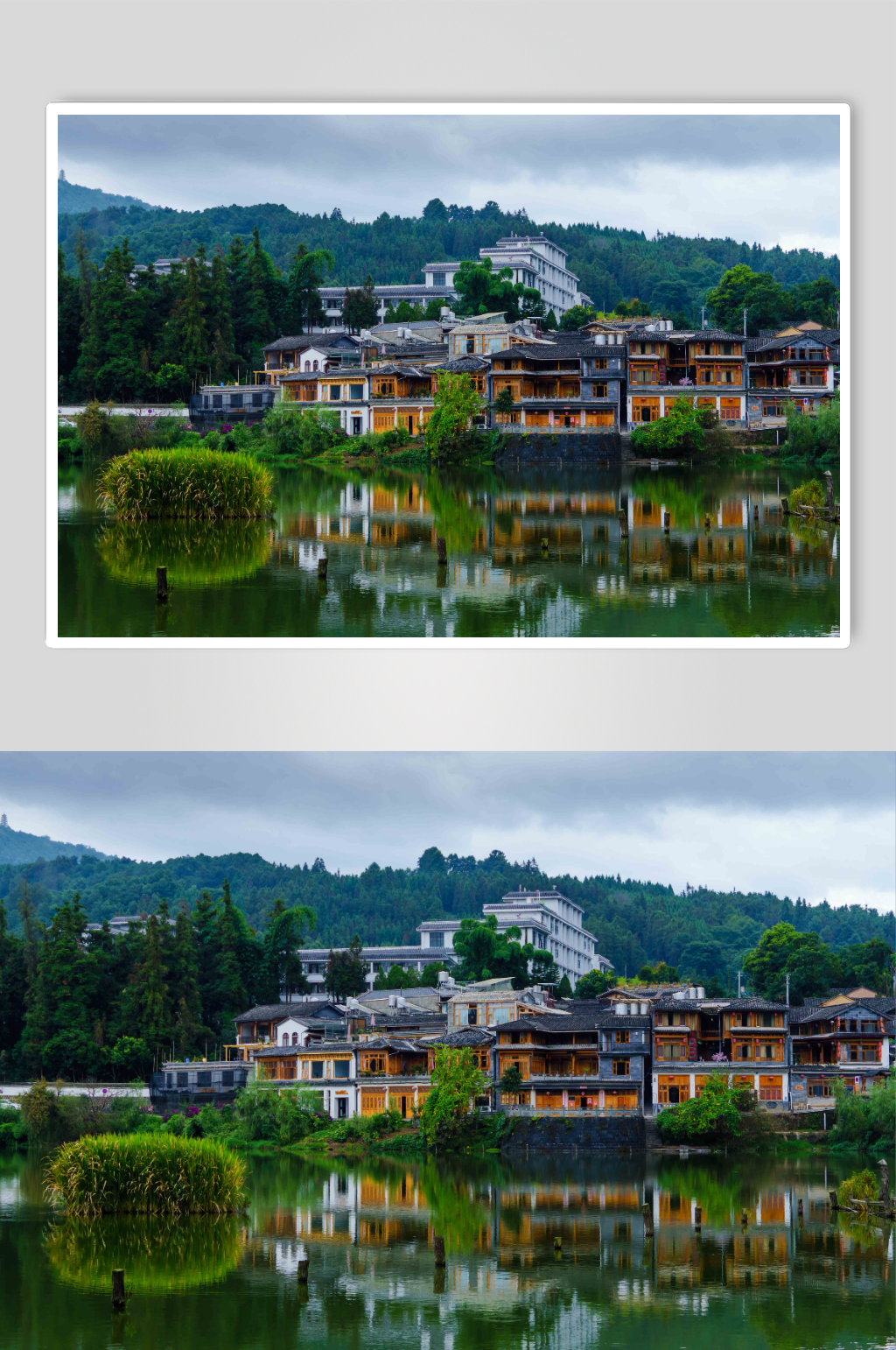云南腾冲乡村实拍图片素材