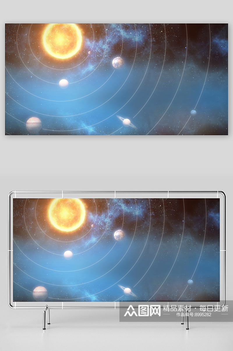 星空元素-行星彗星素材