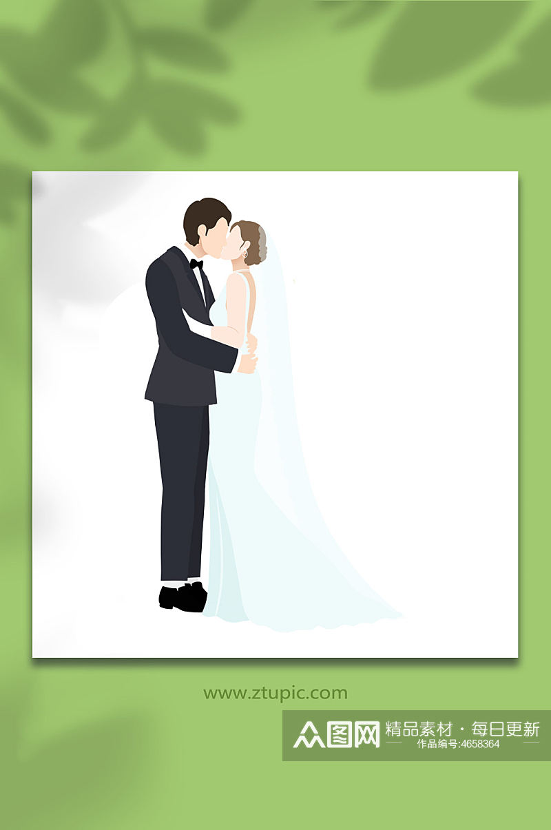 婚礼人物海报元素素材素材