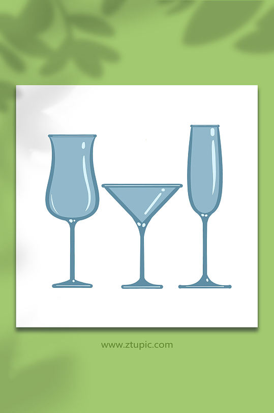 高脚杯卡通图片-高脚杯卡通素材下载-众图网