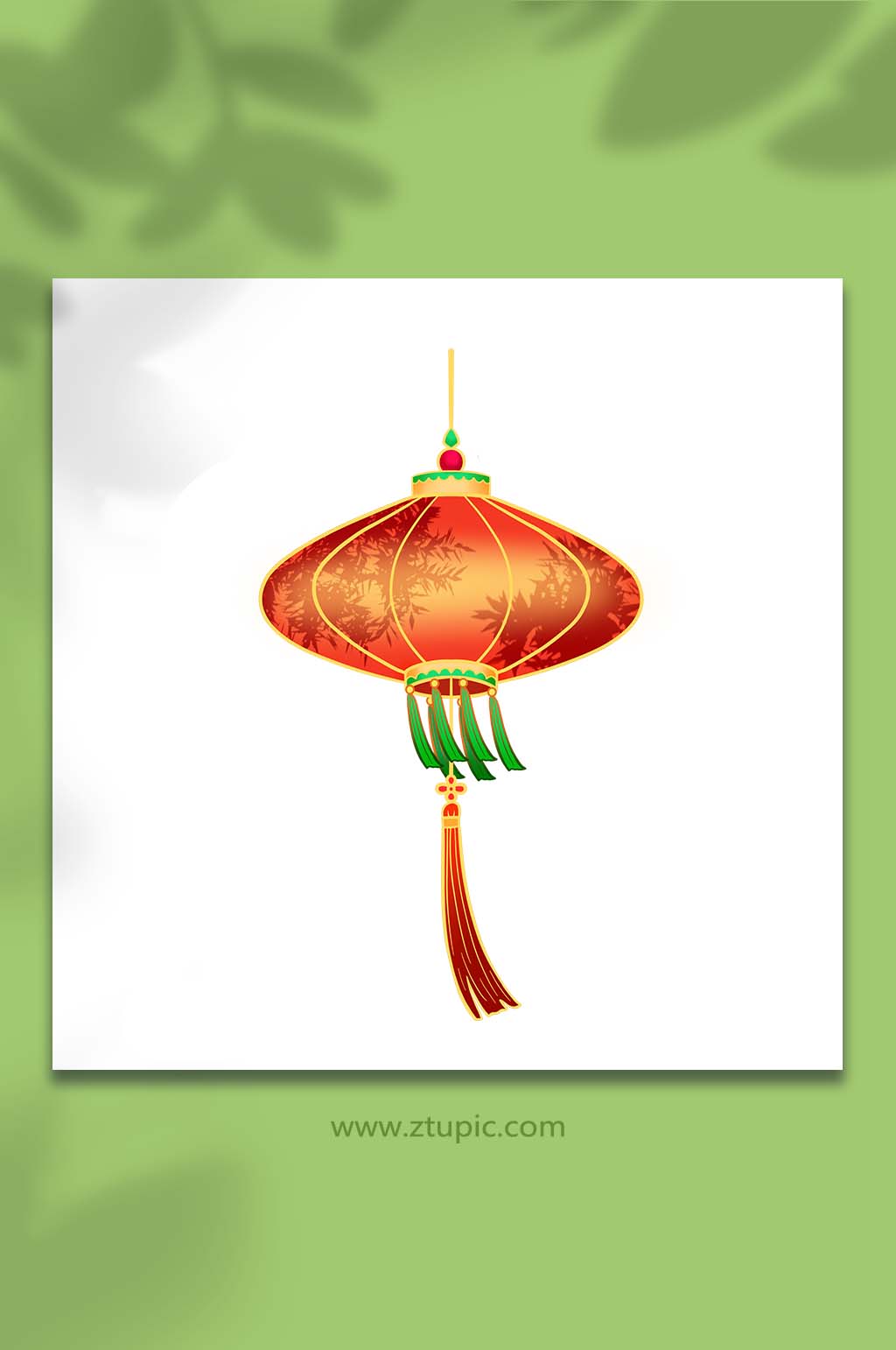 手绘卡通元宵节日花灯元素插画素材