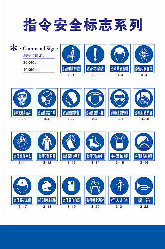 指令安全标志安全标识