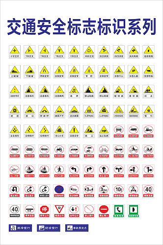 交通安全标志标识系列