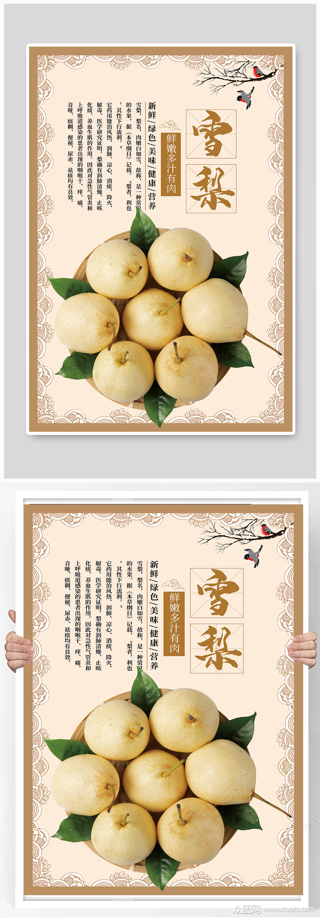 雪梨鲜果水果店海报