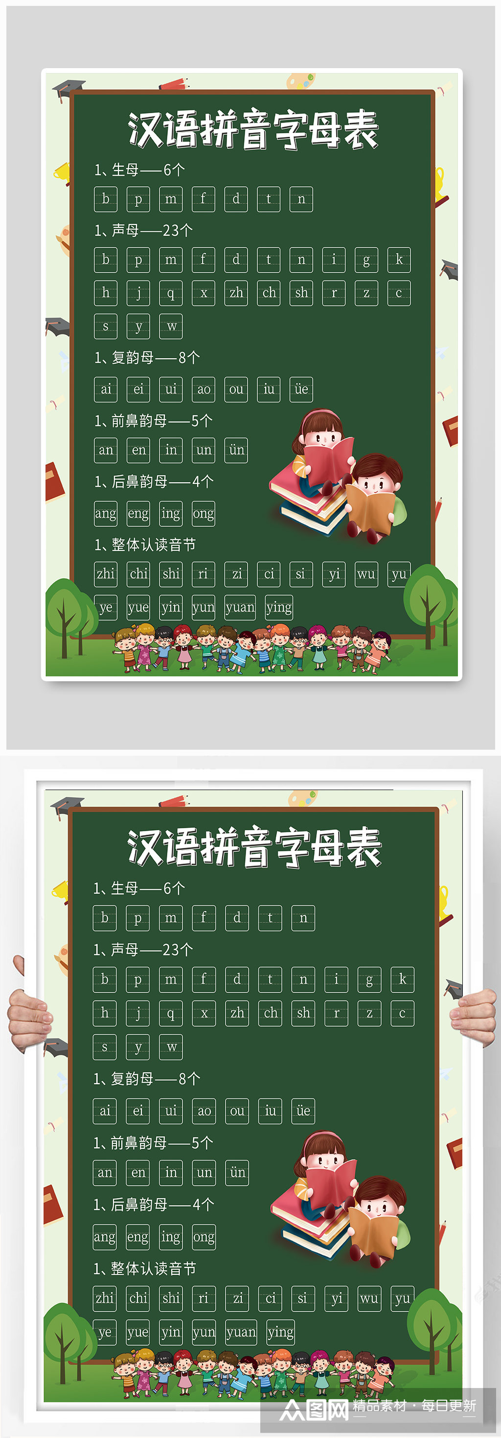 汉语拼音字母表海报