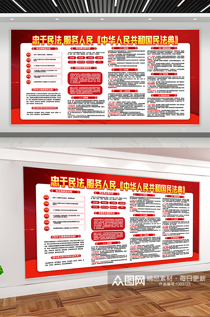 中华人民共和国法典展板素材