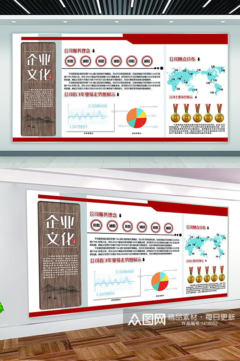 公司企业文化宣传展板素材