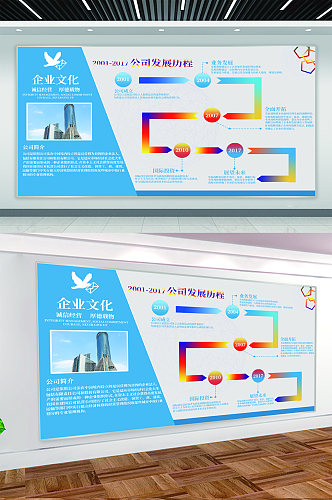 公司企业文化宣传展板