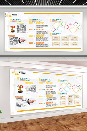 公司企业文化宣传展板