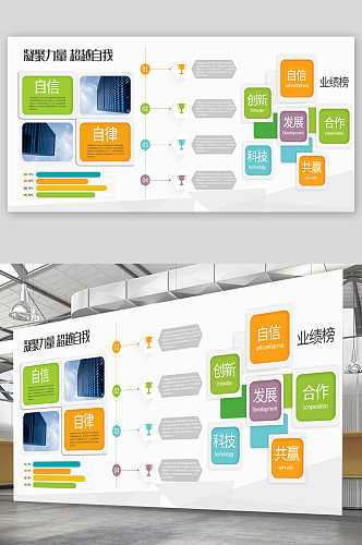 公司企业文化宣传展板