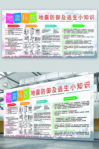 地震科普知识宣传展板