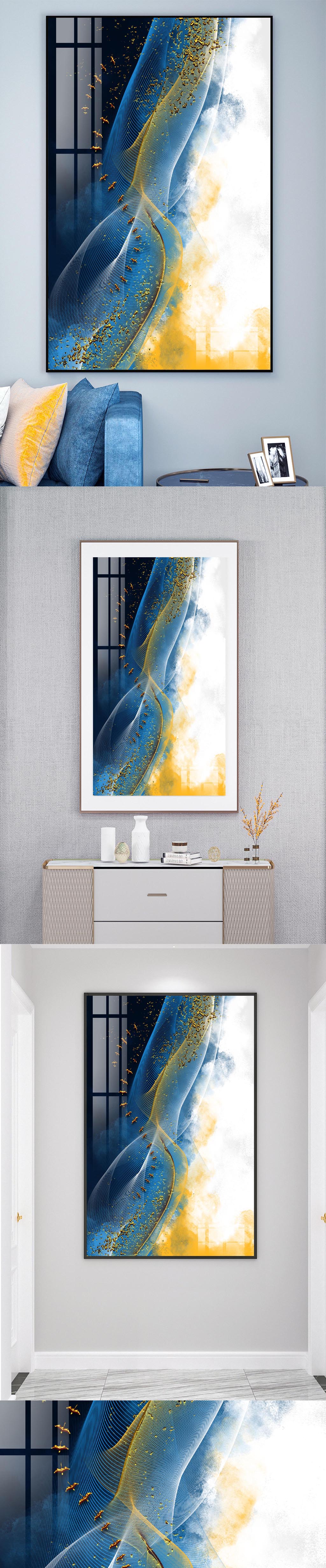 轻奢简约装饰画背景画素材