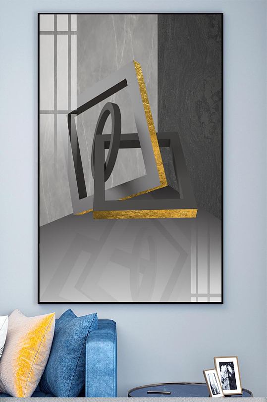 现代简约抽象装饰画