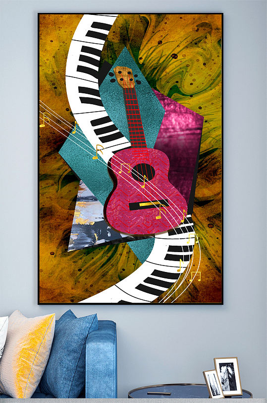 时尚音乐家装壁画装饰画