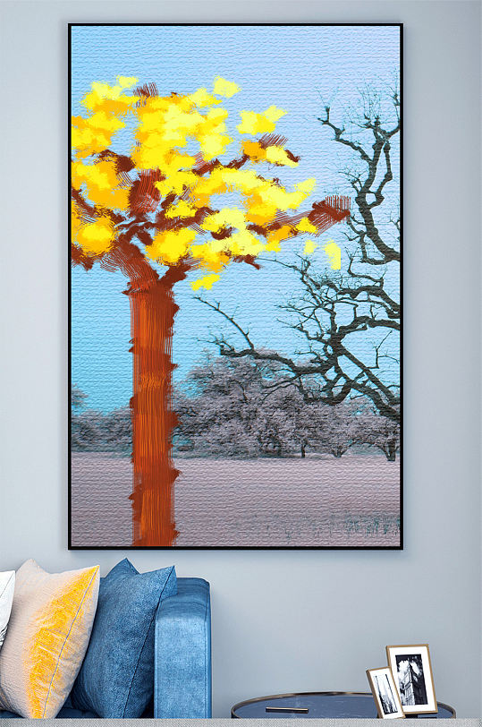 抽象树木装饰画图片-抽象树木装饰画设计素材-抽象树木装饰画模板下载